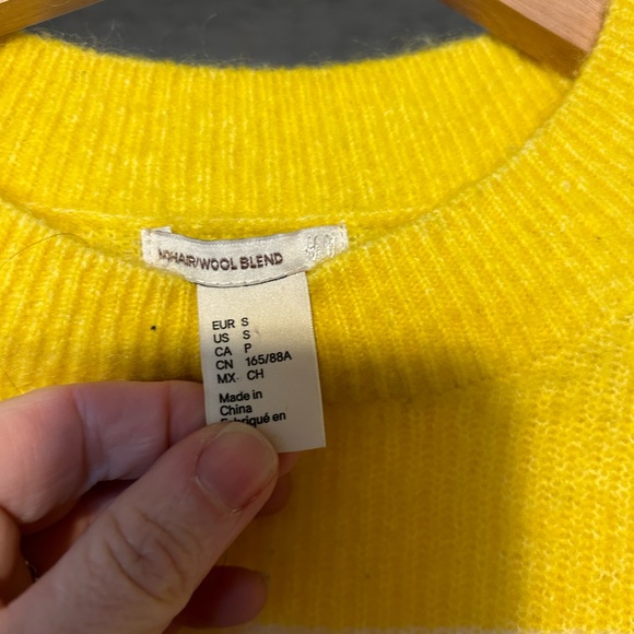 H&M Premium Selection Striped Mohair & Wool Sweater size M - Picture 5 of 14